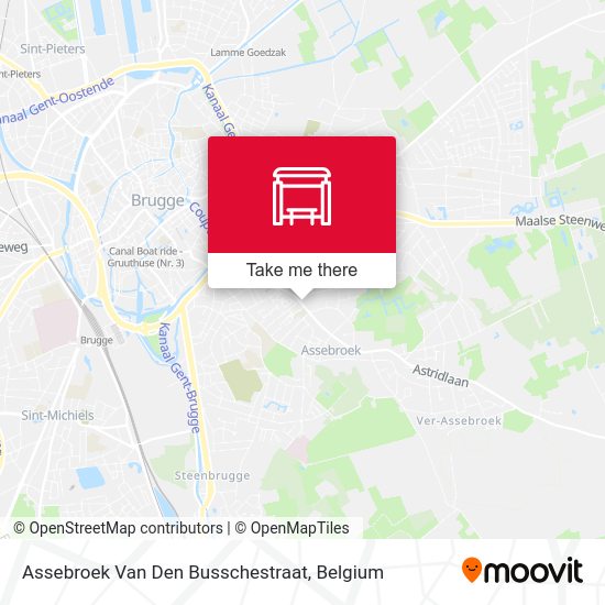 Assebroek Van Den Busschestraat plan