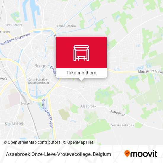 Assebroek Onze-Lieve-Vrouwecollege map