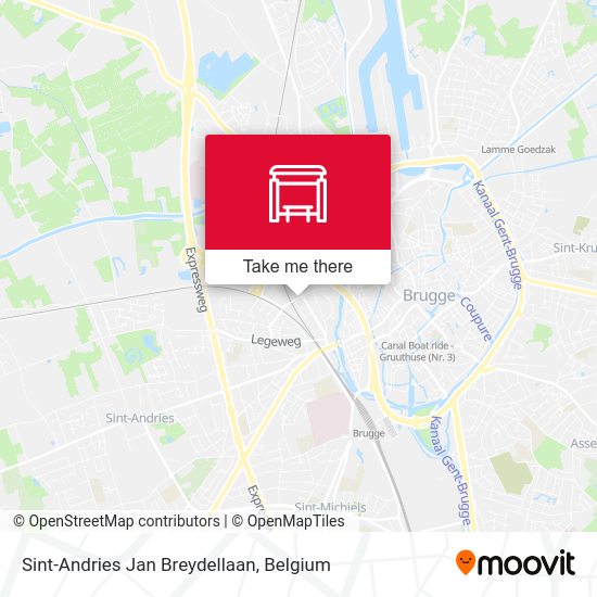 Sint-Andries Jan Breydellaan map