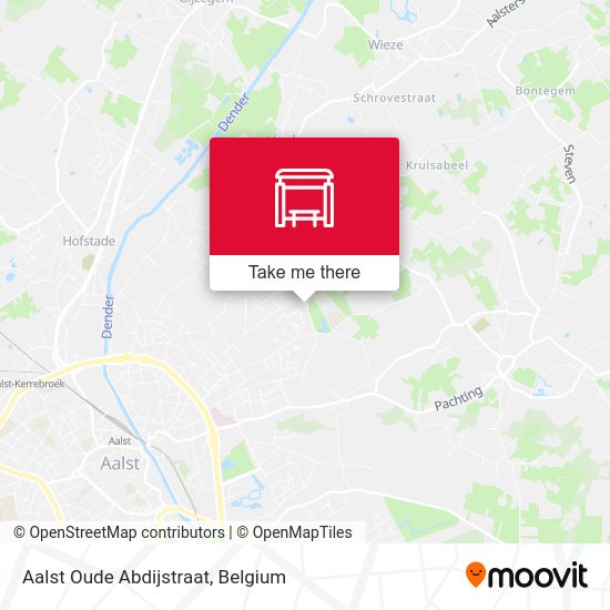 Aalst Oude Abdijstraat plan