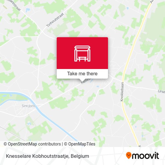 Knesselare Kobhoutstraatje map