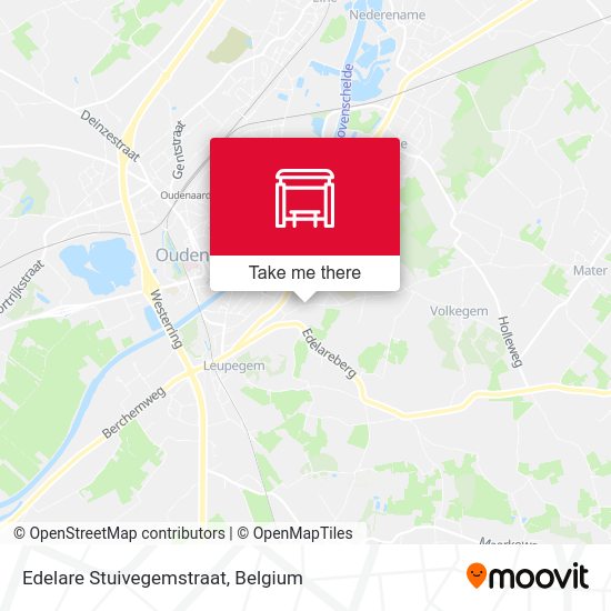 Edelare Stuivegemstraat map