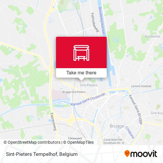 Sint-Pieters Tempelhof map