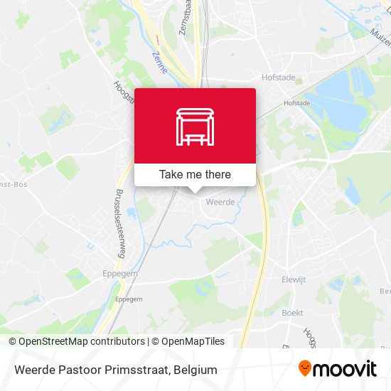 Weerde Pastoor Primsstraat plan