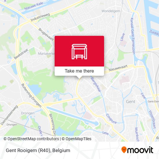 Gent Rooigem (R40) map