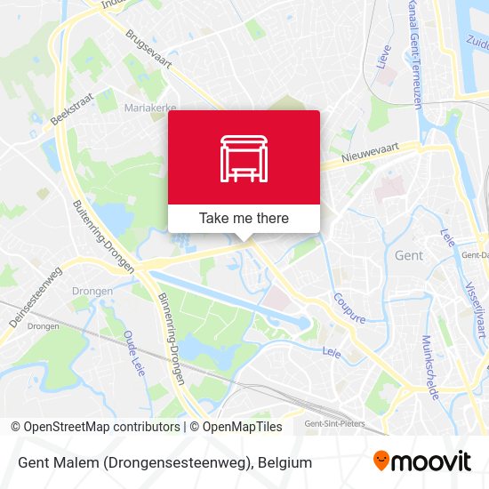 Gent Malem (Drongensesteenweg) map
