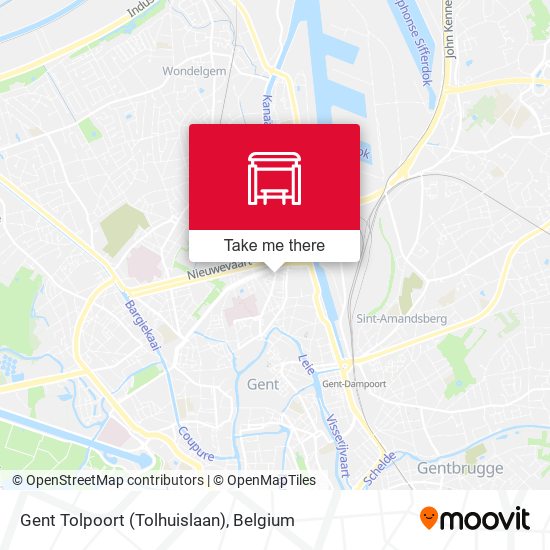 Gent Tolpoort (Tolhuislaan) plan