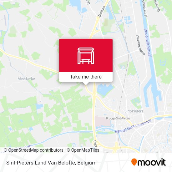 Sint-Pieters Land Van Belofte map