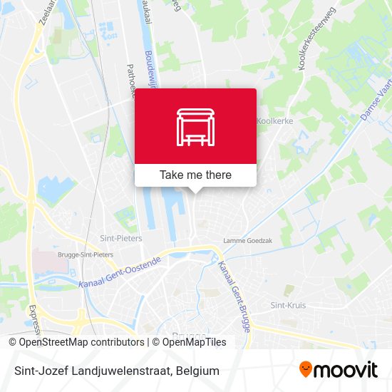 Sint-Jozef Landjuwelenstraat map