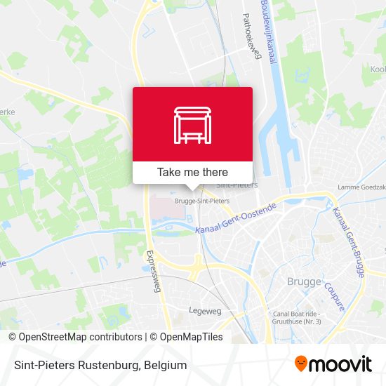 Sint-Pieters Rustenburg map
