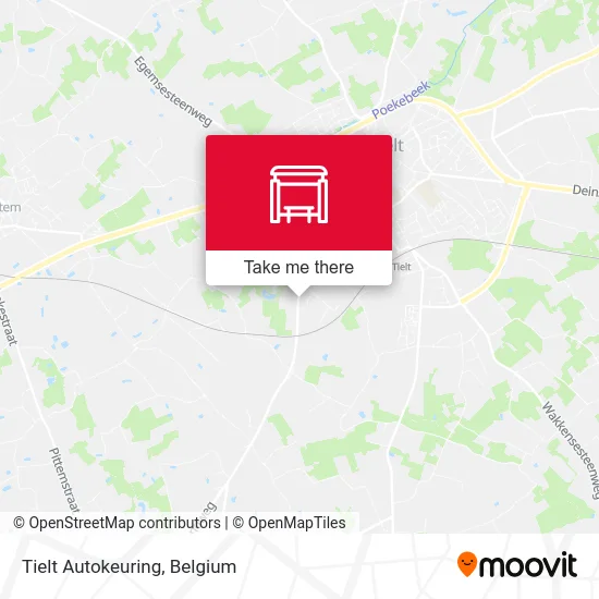 Tielt Vehicle Inspection map