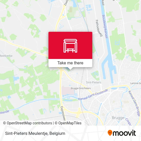 Sint-Pieters Meulentje map