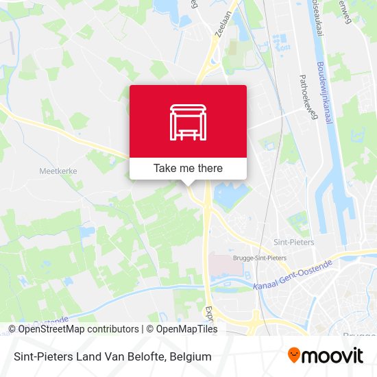 Sint-Pieters Land Van Belofte map