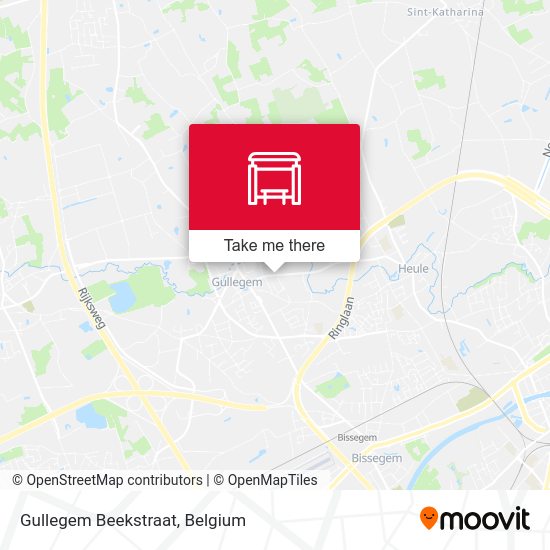 Gullegem Beekstraat plan