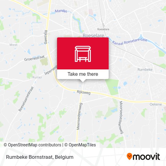 Rumbeke Bornstraat plan