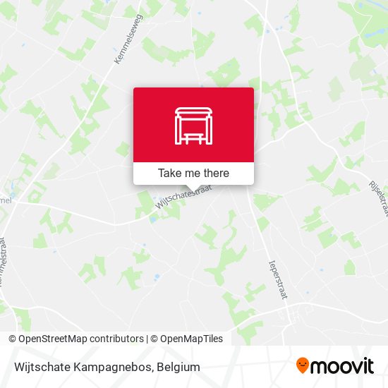 Wijtschate Kampagnebos map