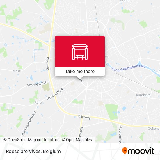 Roeselare Vives map