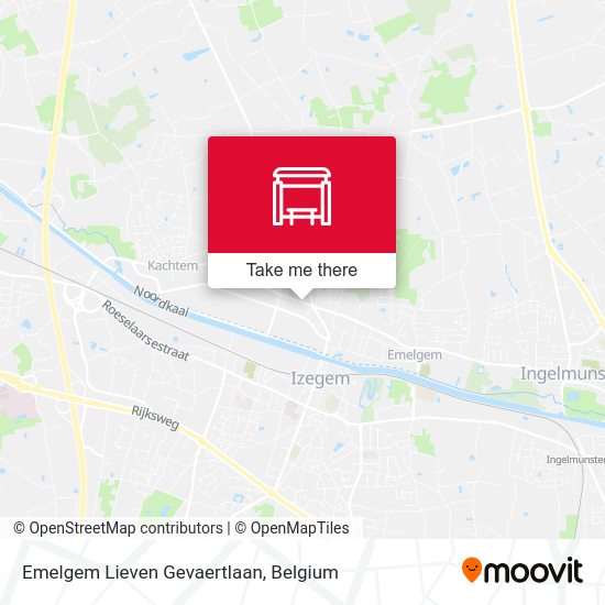 Emelgem Lieven Gevaertlaan map