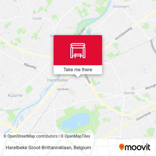 Harelbeke Groot-Brittanniëlaan plan