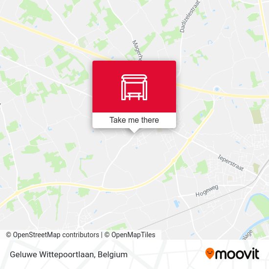 Geluwe Wittepoortlaan plan