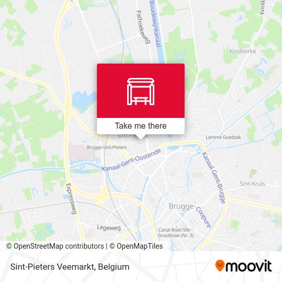 Sint-Pieters Veemarkt map