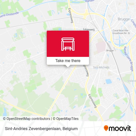Sint-Andries Zevenbergenlaan map