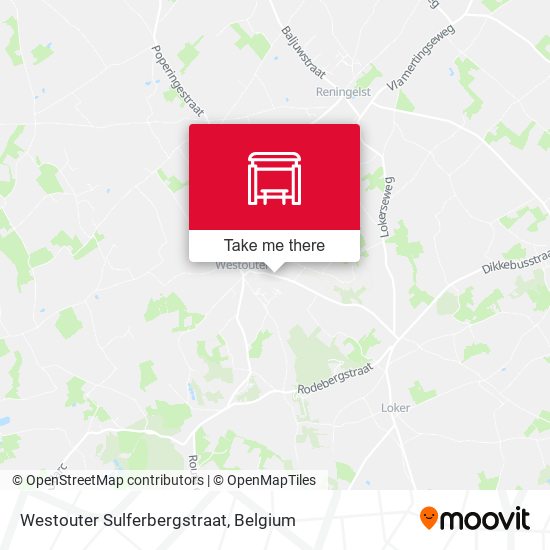 Westouter Sulferbergstraat map