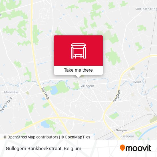 Gullegem Bankbeekstraat map
