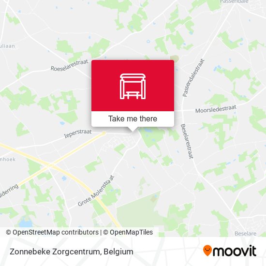 Zonnebeke Zorgcentrum map