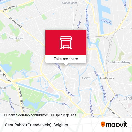 Gent Rabot (Griendeplein) map