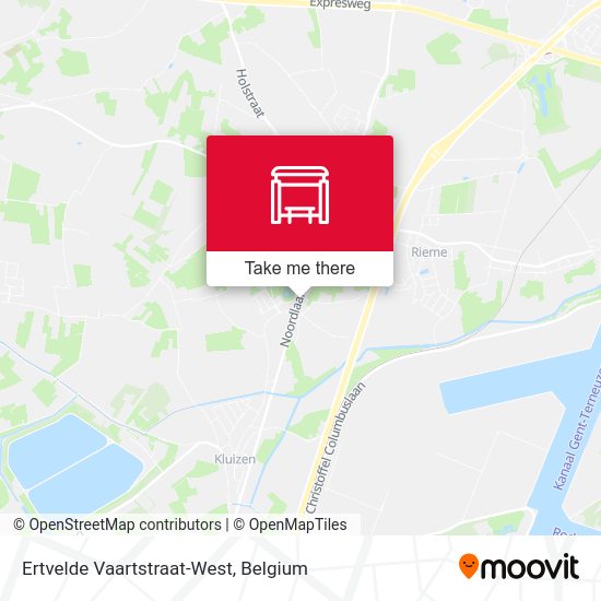 Ertvelde Vaartstraat-West plan