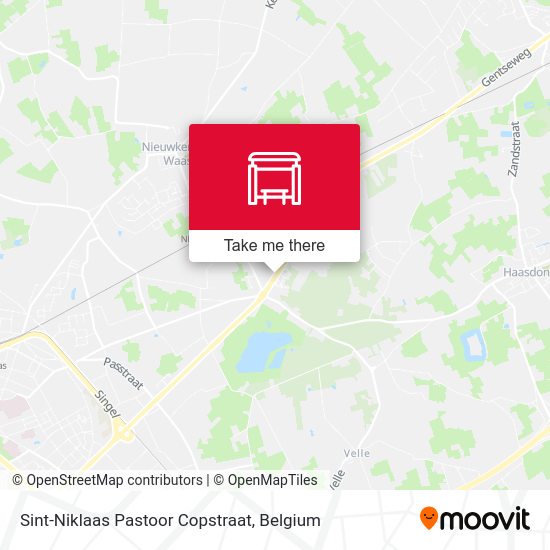 Sint-Niklaas Pastoor Copstraat plan