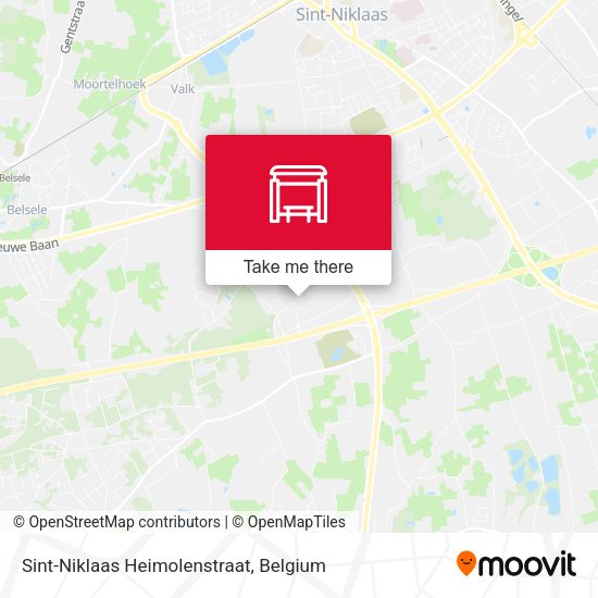 Sint-Niklaas Heimolenstraat map