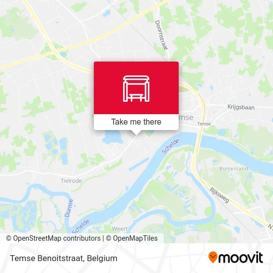 Temse Benoit Street map