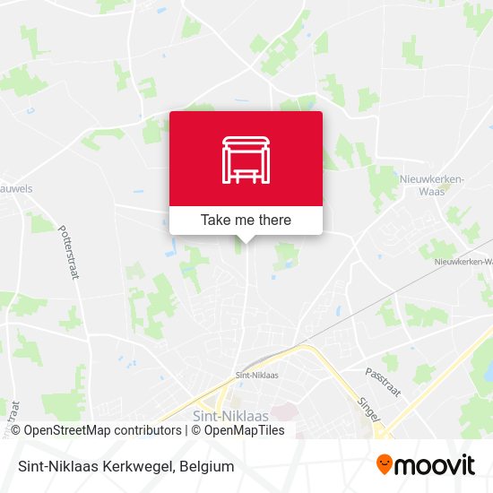 Sint-Niklaas Kerkwegel plan