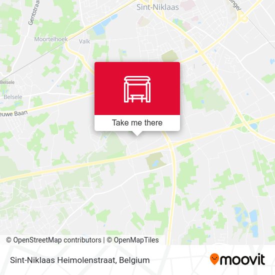 Sint-Niklaas Heimolenstraat map