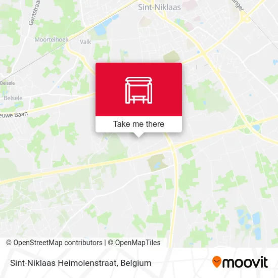 Sint-Niklaas Heimolenstraat map