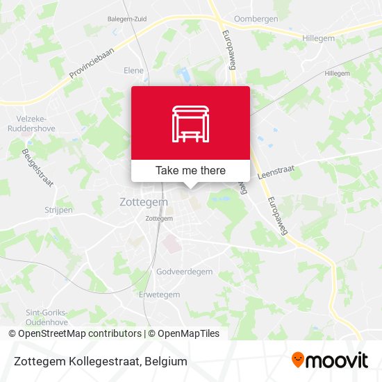 Zottegem Kollegestraat plan