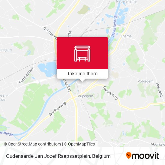 Oudenaarde Jan Jozef Raepsaetplein map