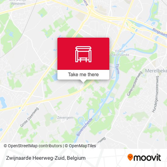 Zwijnaarde Heerweg-Zuid map