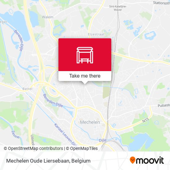 Mechelen Oude Liersebaan plan