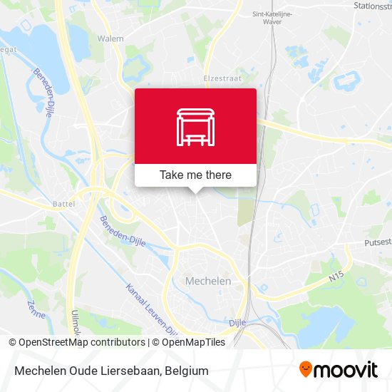 Mechelen Oude Liersebaan plan