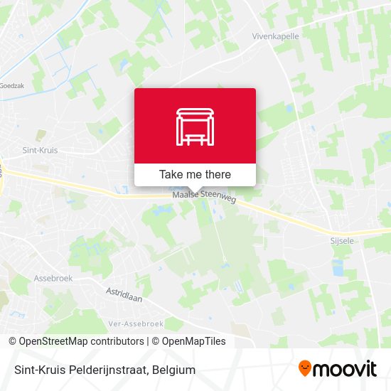 Sint-Kruis Pelderijnstraat map