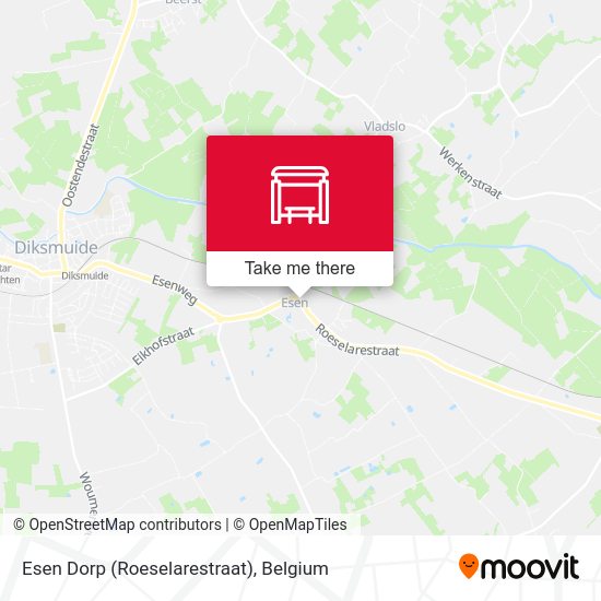Esen Dorp (Roeselarestraat) map