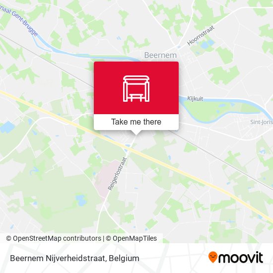 Beernem Nijverheidstraat plan