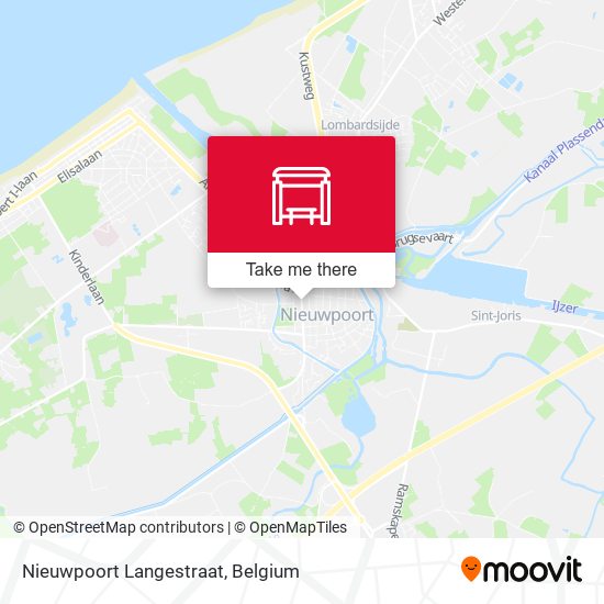 Nieuwpoort Langestraat plan