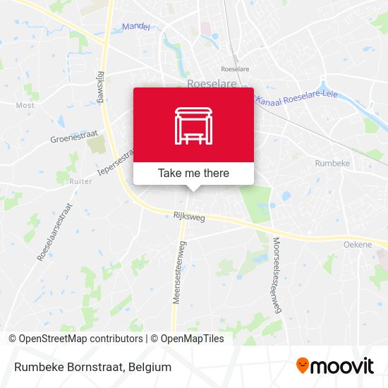 Rumbeke Bornstraat plan