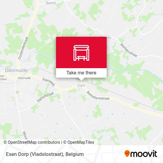 Esen Dorp (Vladslostraat) map
