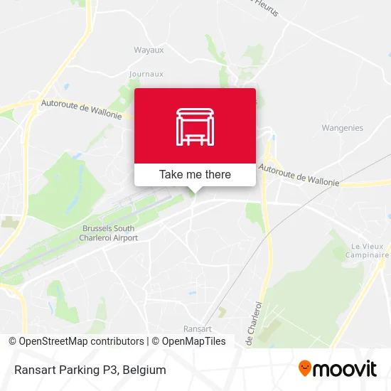 Ransart Parking P3 map