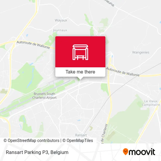 Ransart Parking P3 map